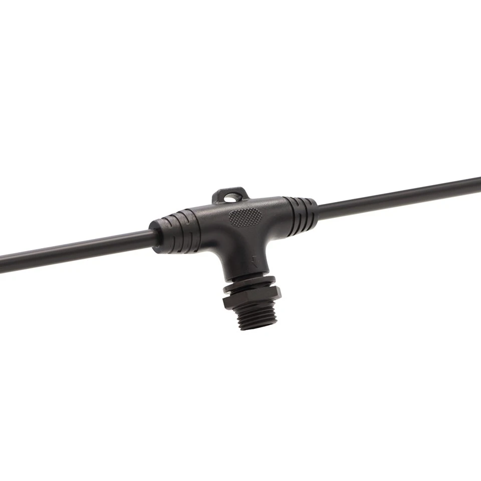 M12 2-6 Pin T{1}}Loại lắp ráp cáp pin chống nước để quản lý cáp robot IP67
