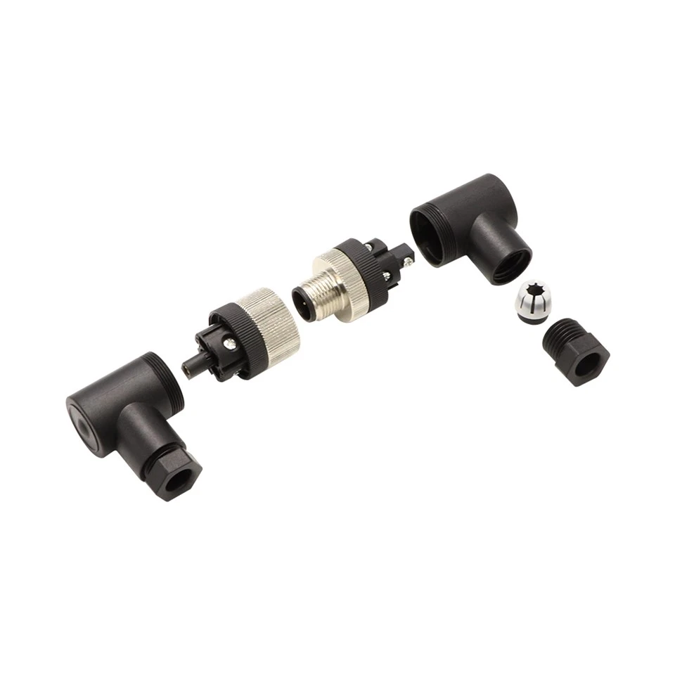 Đầu nối chống nước lắp ráp nhanh lõi M12 2 IP67
